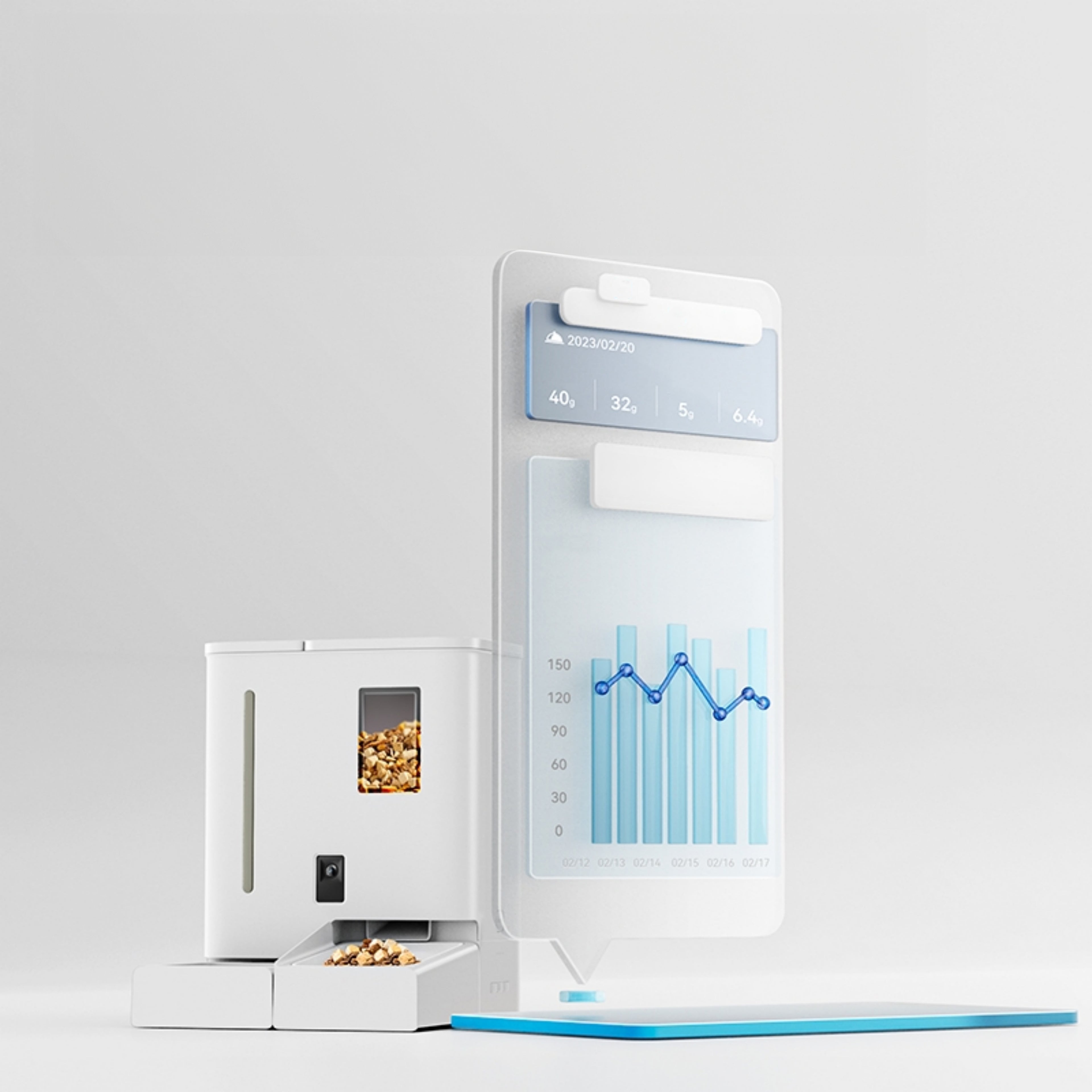 SPONGE Smart Pet Feeder Dual