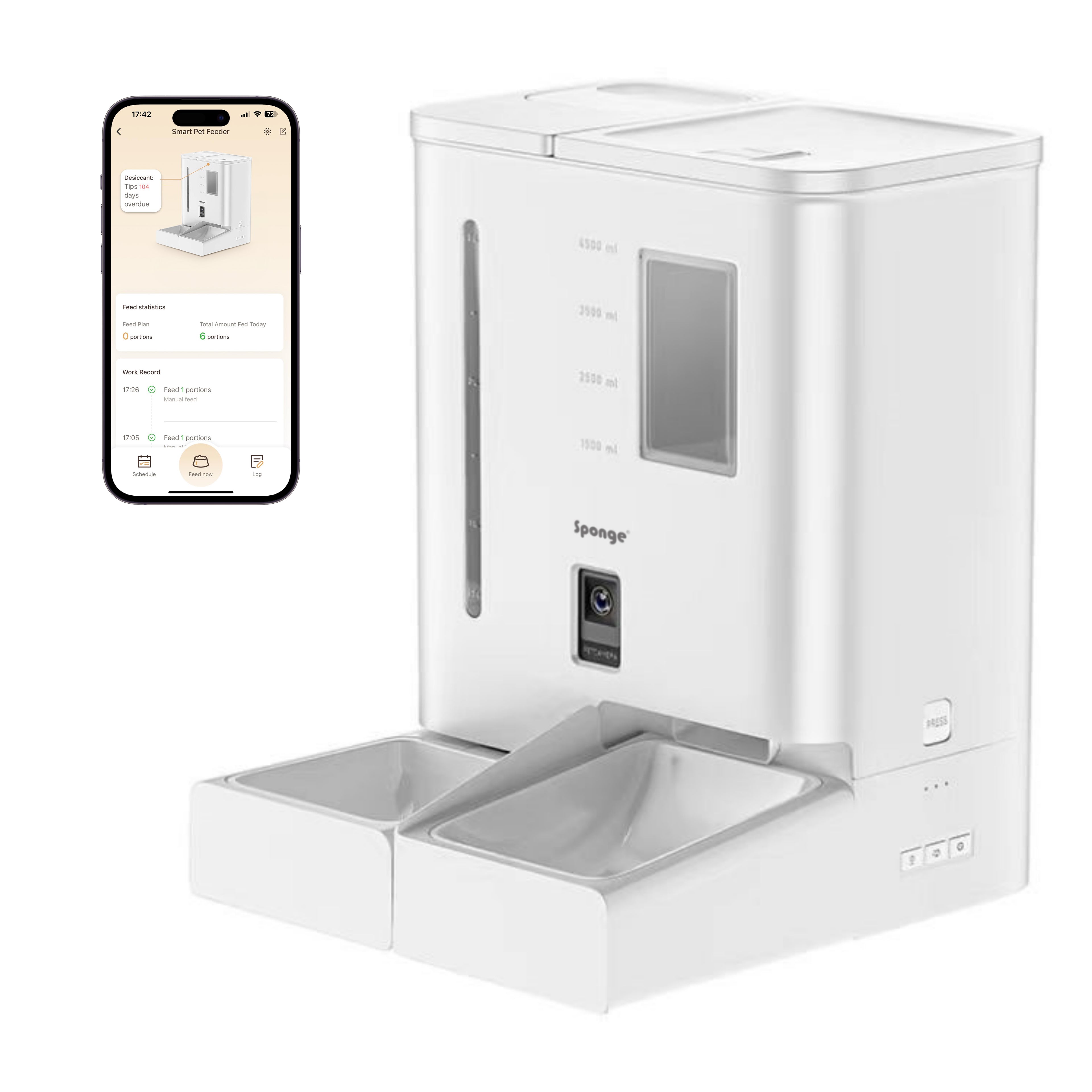 SPONGE Smart Pet Feeder Dual