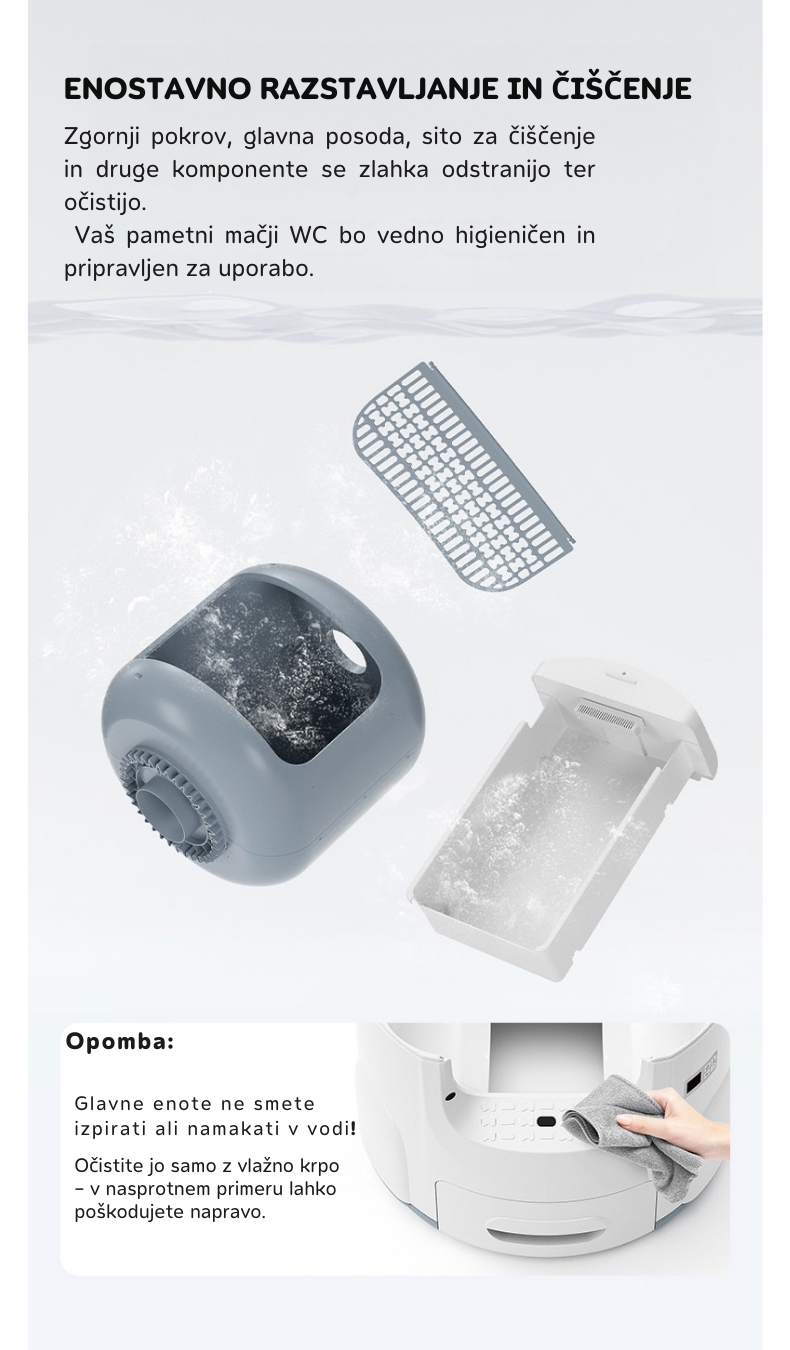 SPONGE Samočistilni mačji WC