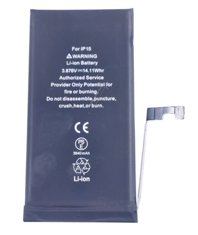 Nadomestna baterija za iPhone 15 3640mAh , vključno z lepilnimi trakovi