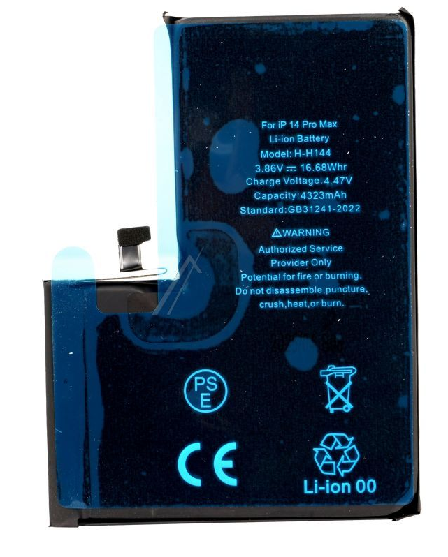 Baterija za iPhone 14 Pro Max 4323mAh brez obvestil