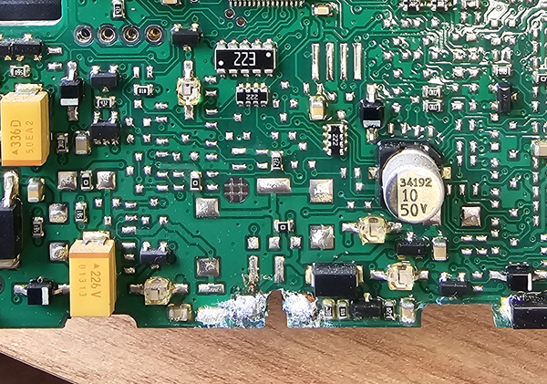 Popravilo elektronike sprejemalca žetonov