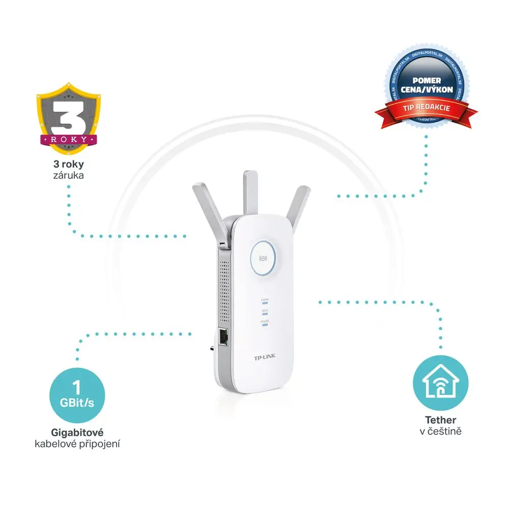TP-Link ojačevalec WiFi signala RE450
