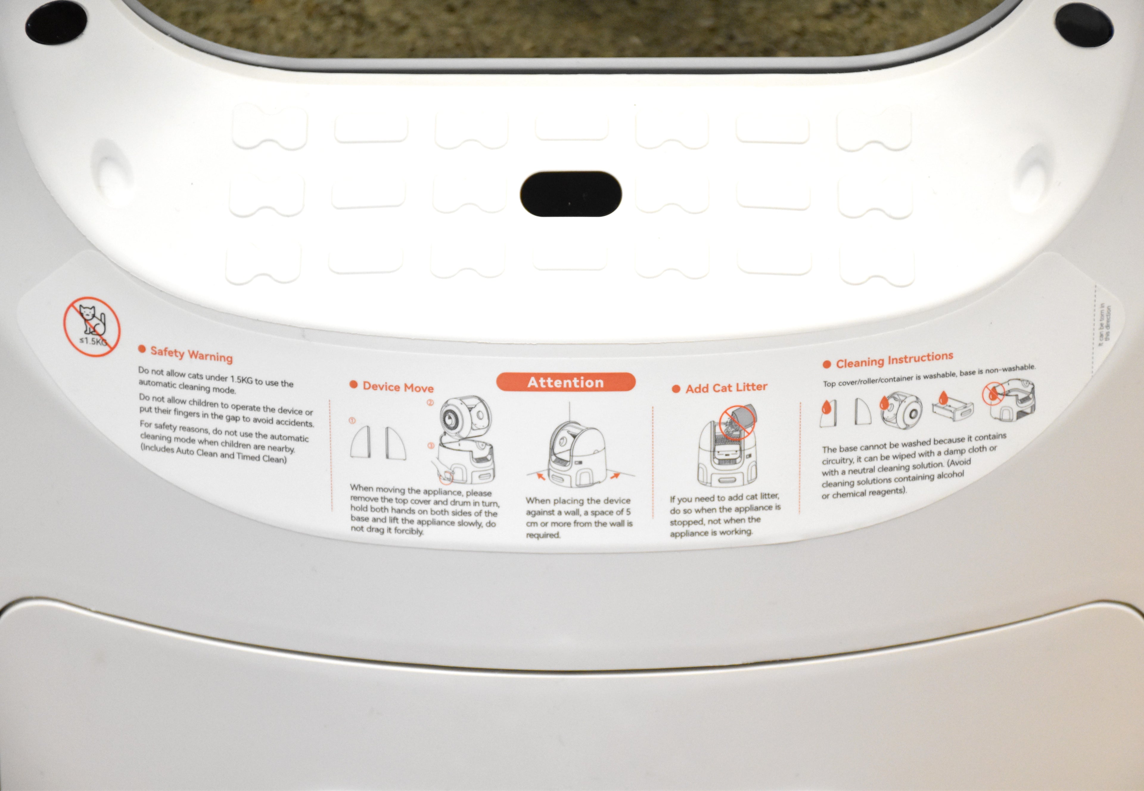 SPONGE Samočistilni mačji WC