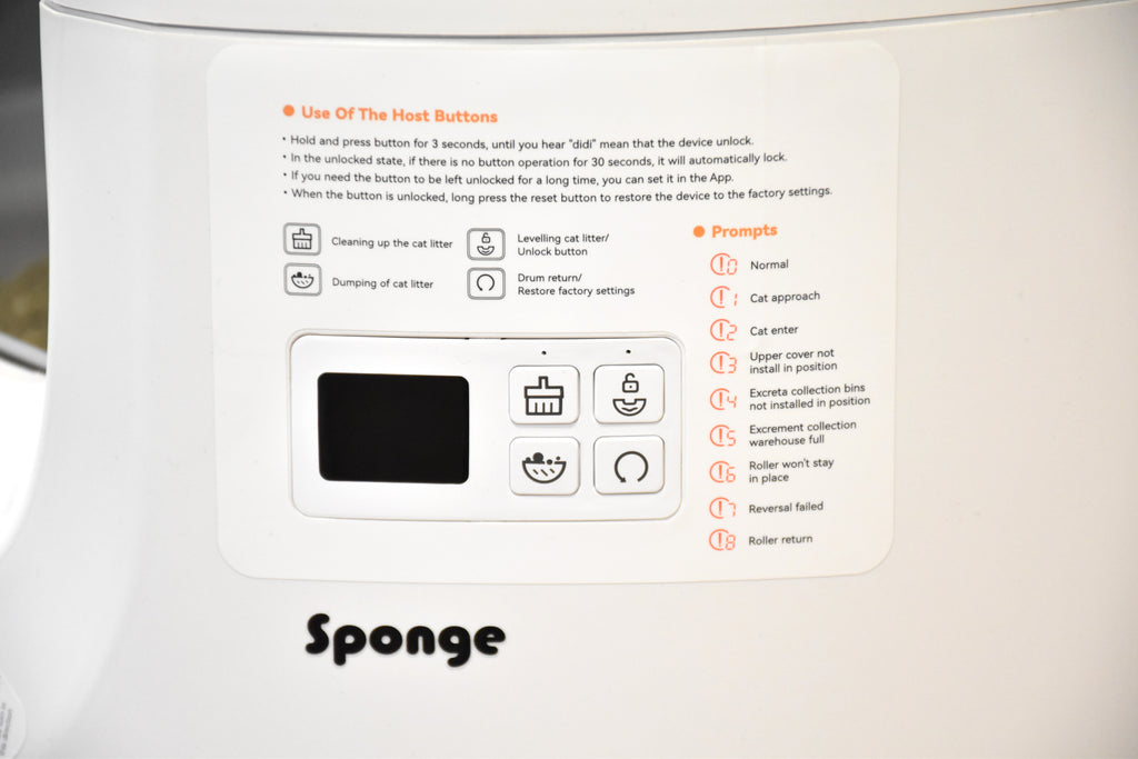 SPONGE Samočistilni mačji WC